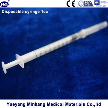 3 Parts Syringe 1cc (luer slip)